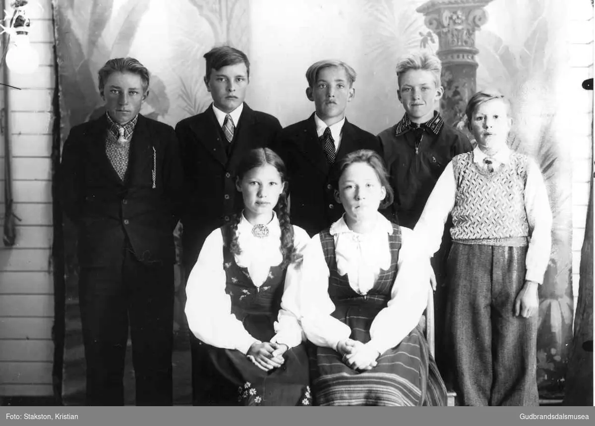 Elevar ved Gjeilo skule 1938