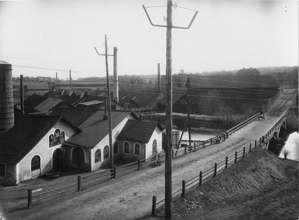 Kohlswa Jernverk, sett från norr, 1910.
