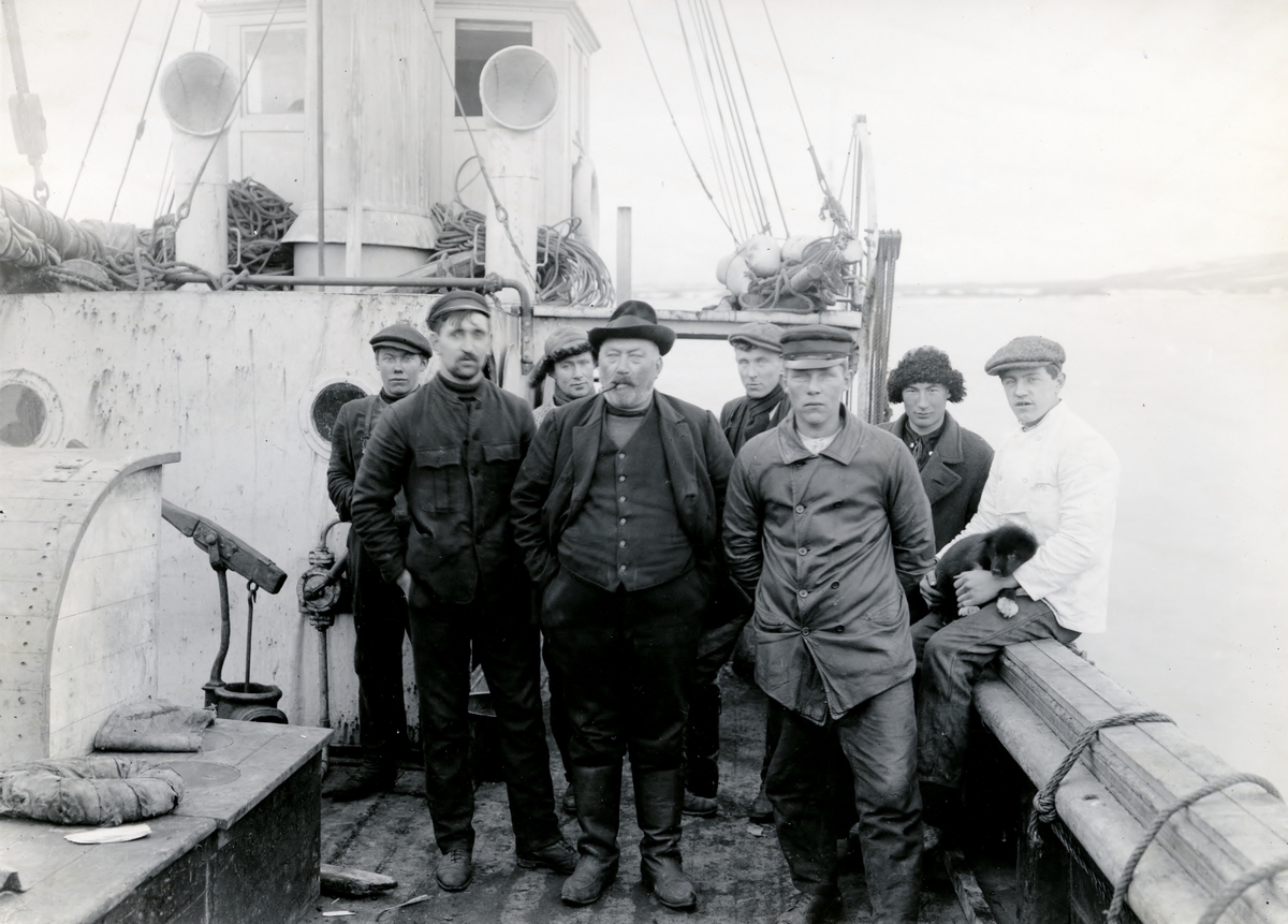 Sveagruvan. M/S Severnas besättning 1917.