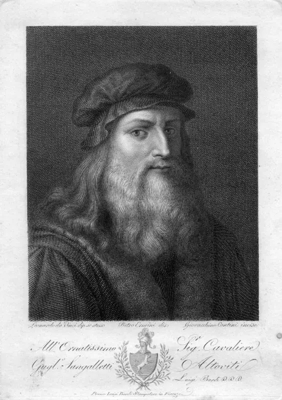 Billedtrykk av Leonardo da Vinci