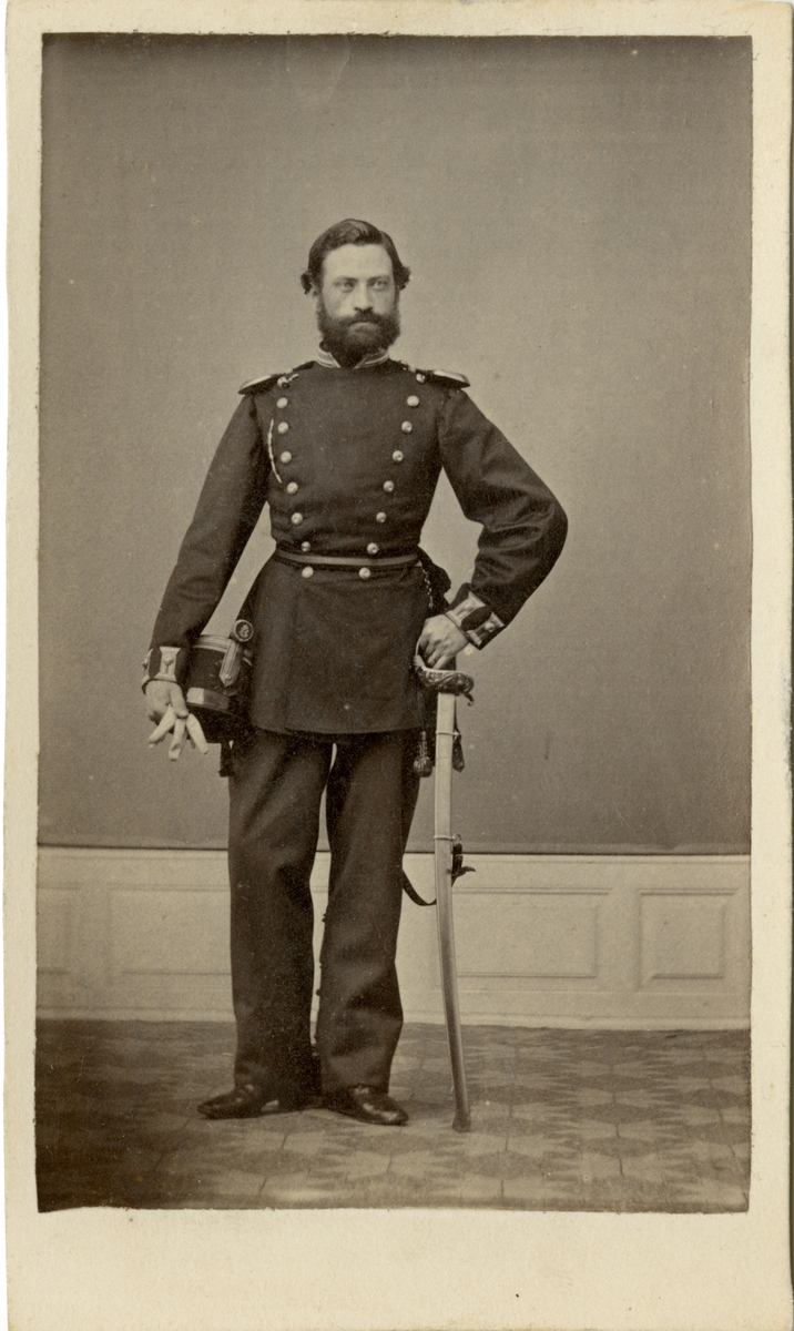 Porträtt av löjtnant C. Charpentier.