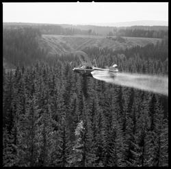 Landfly, demonstrasjon på Eggemoen. Slipp.