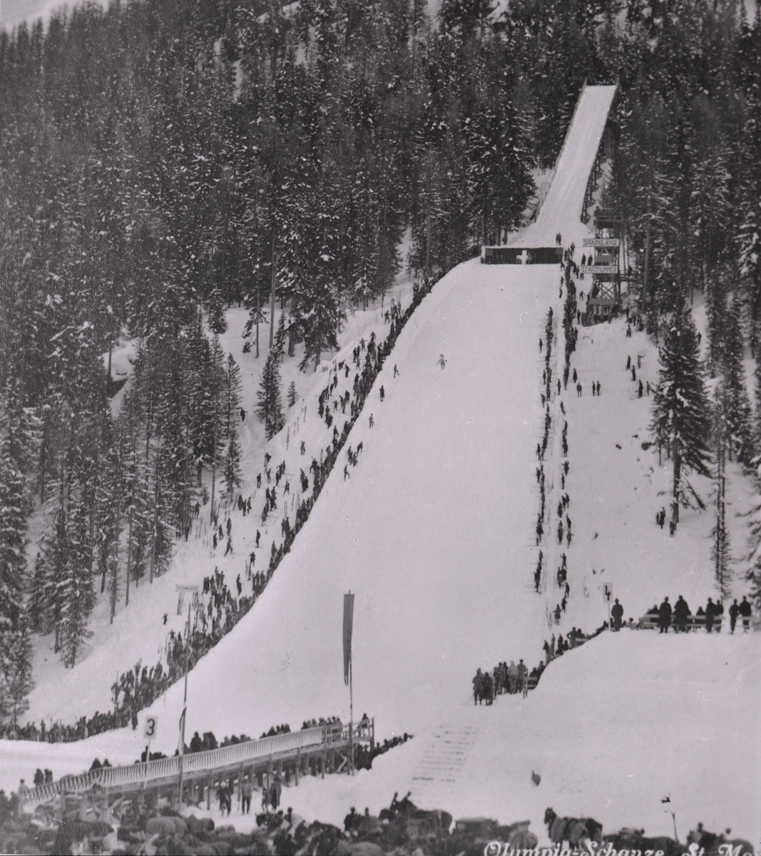 Ski jumping facilities at St. Morits