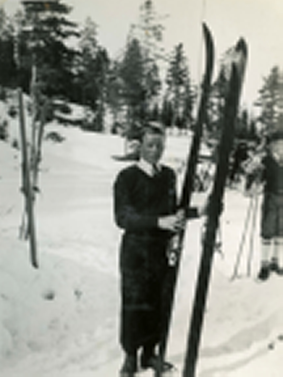 Skier Sverre Kolterud at Hannibalbakken