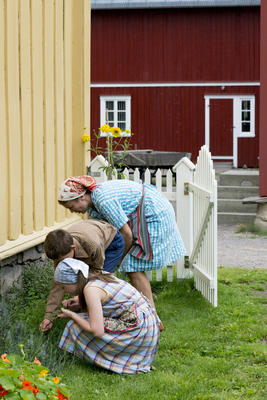 Barn i Trøndelagstunet. Foto/Photo