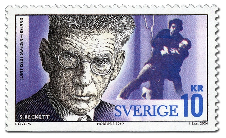 Samuel Becket (1906-1989), fick Nobelpriset 1969.