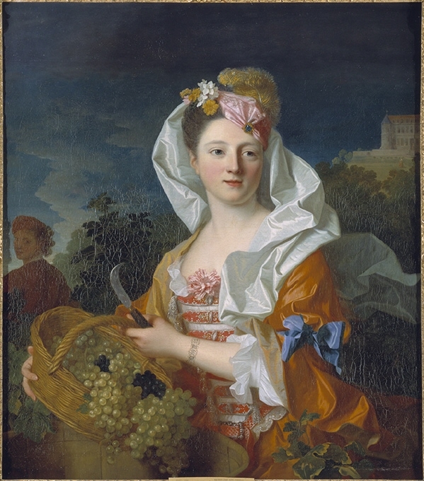 Porträtt av okänd dam som Pomona