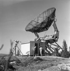 Solobservatoriet på Harestua,  27. august 1955.