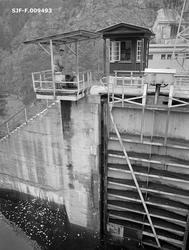 Sluseport ved Brekke sluser i tidligere Berg herred, nåværen
