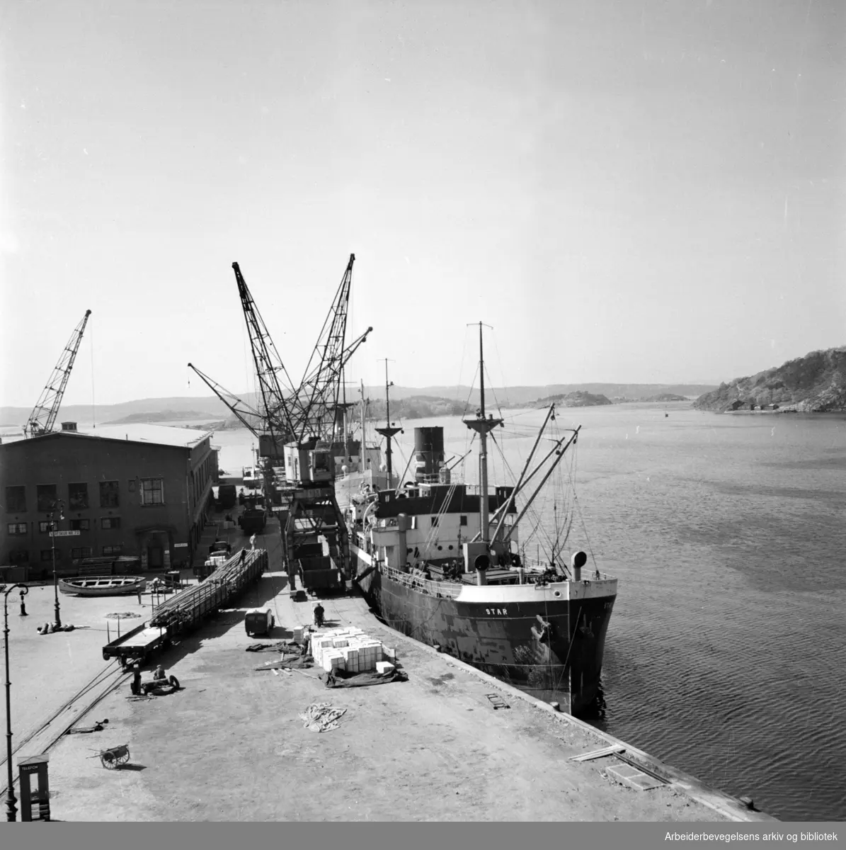 Oslo Havn: Grønlia.Mai 1950