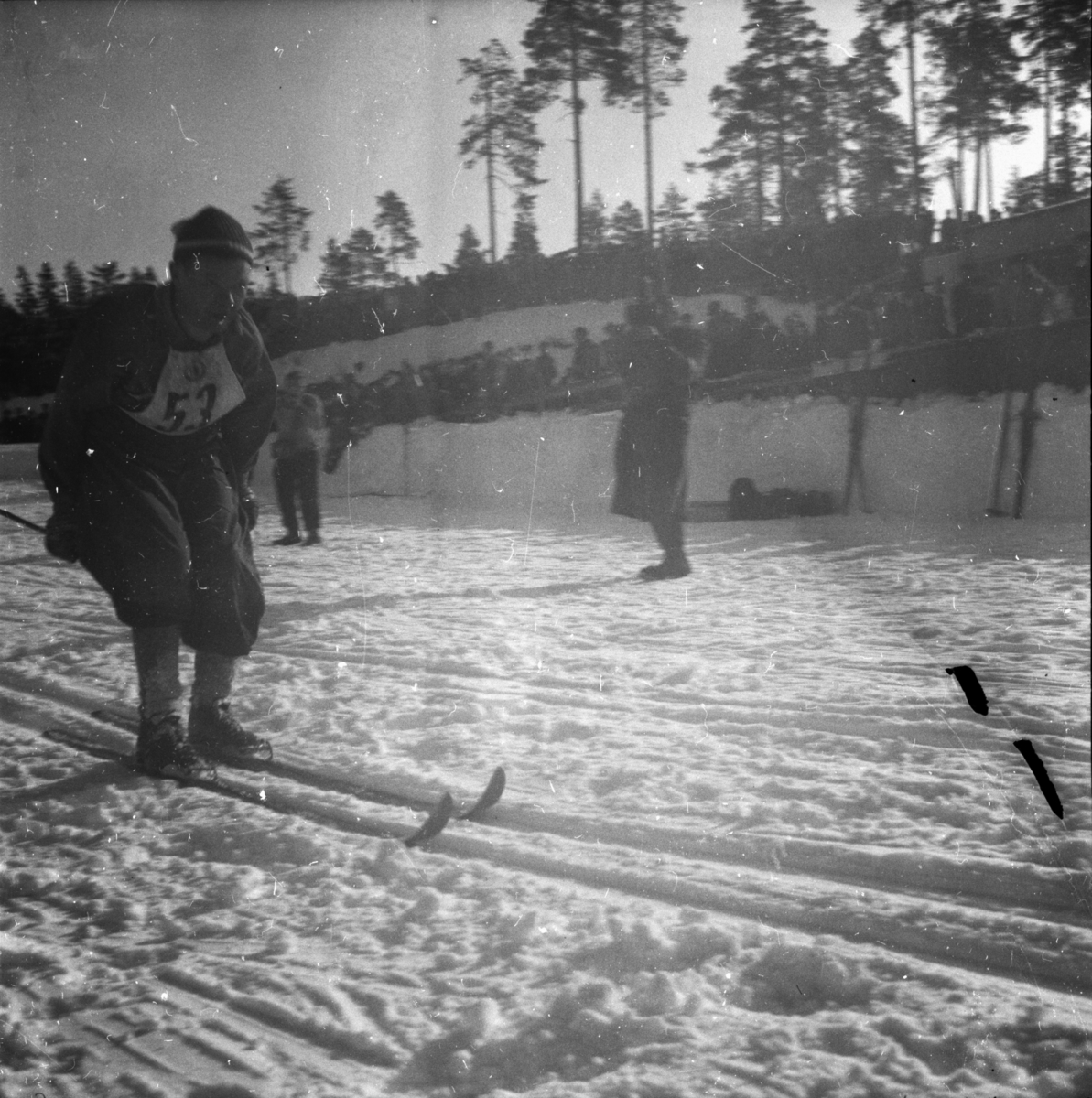 Vardens arkiv. "Holmenkollrennene" 6-7-8.03.1954