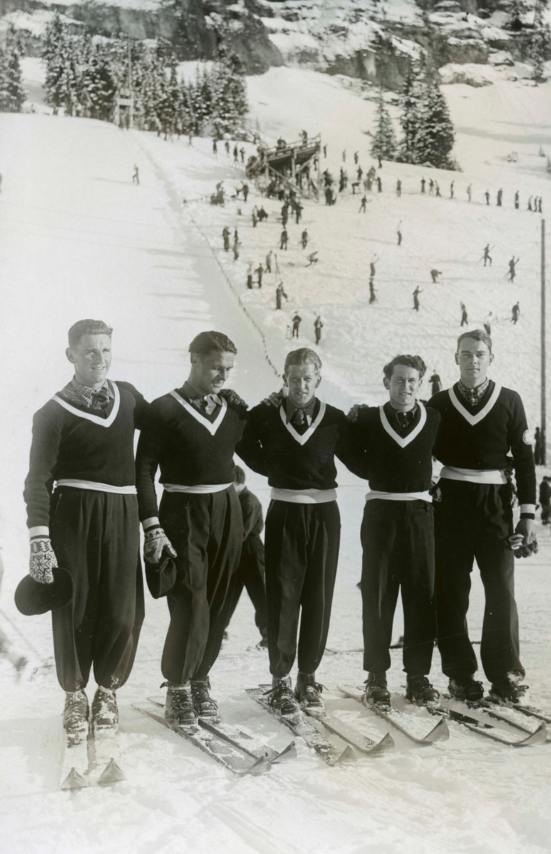 Norwegian alpine skiers