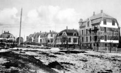 Foto fra villastrøket i øvre del av Langveien. Den såkalte "