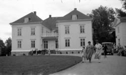 Foto fra Eidsvollbygningen i Eidsvoll kommune. Bildet er tro