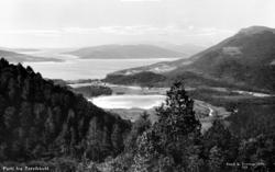 Postkort med oversiktsbilde fra Torvikbukt i Gjemnes kommune