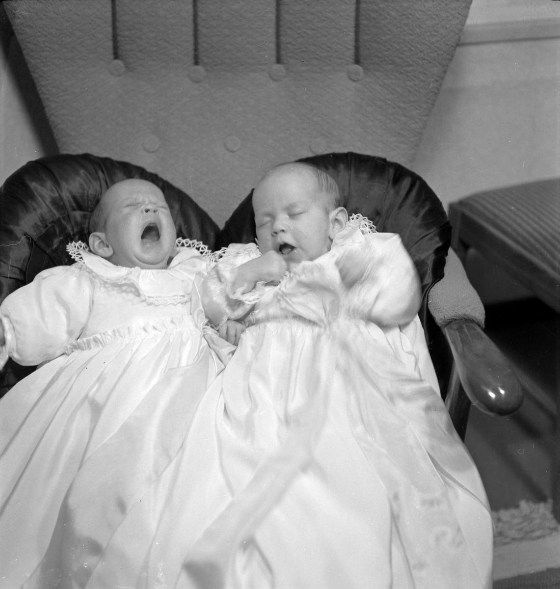 Signe Presthus Lundkvist med tvillinger