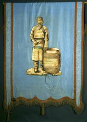 Bøkkernes fagforening..Bakside..Fanetekst: ingen.