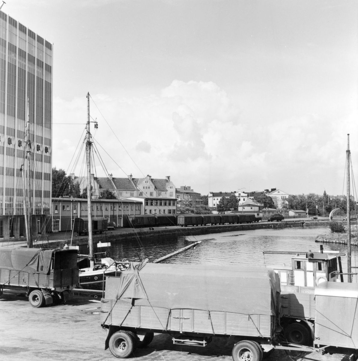Bild från Löfbergs kafferosteri tagen 1960