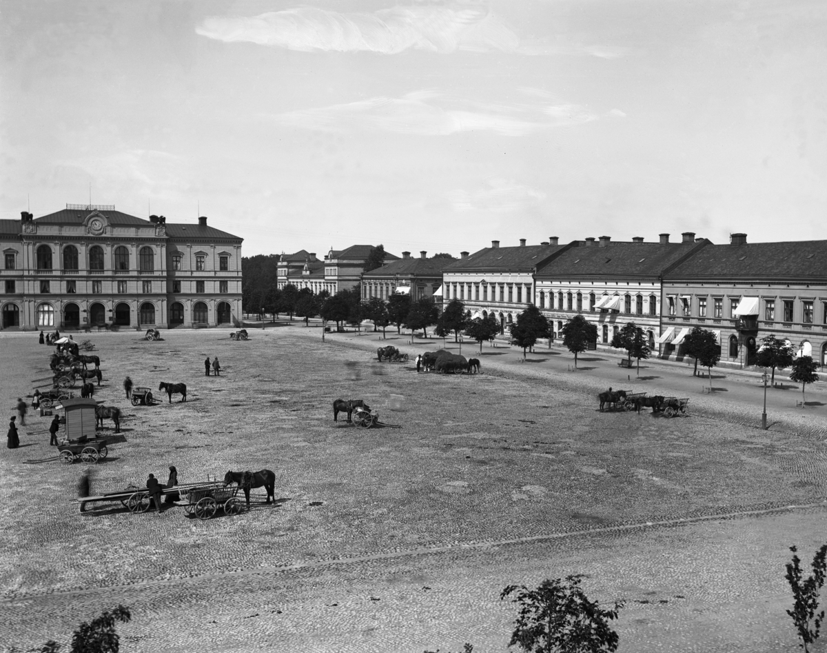 Stora Torget  i slutet av 1890-talet.