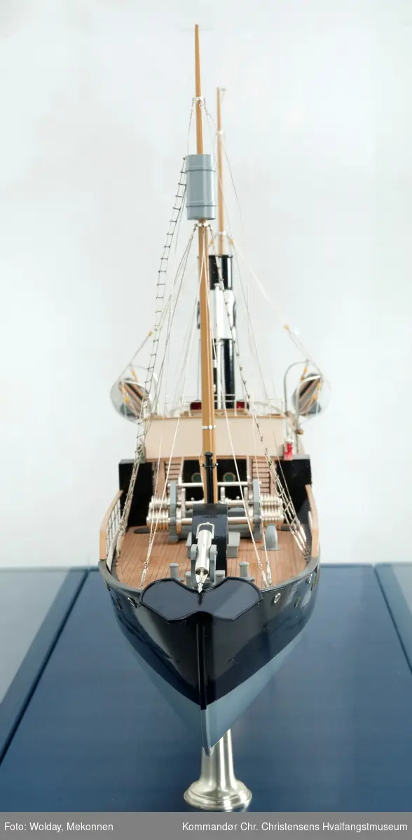 Modell av fartøy "Ørnen", hvalbåt