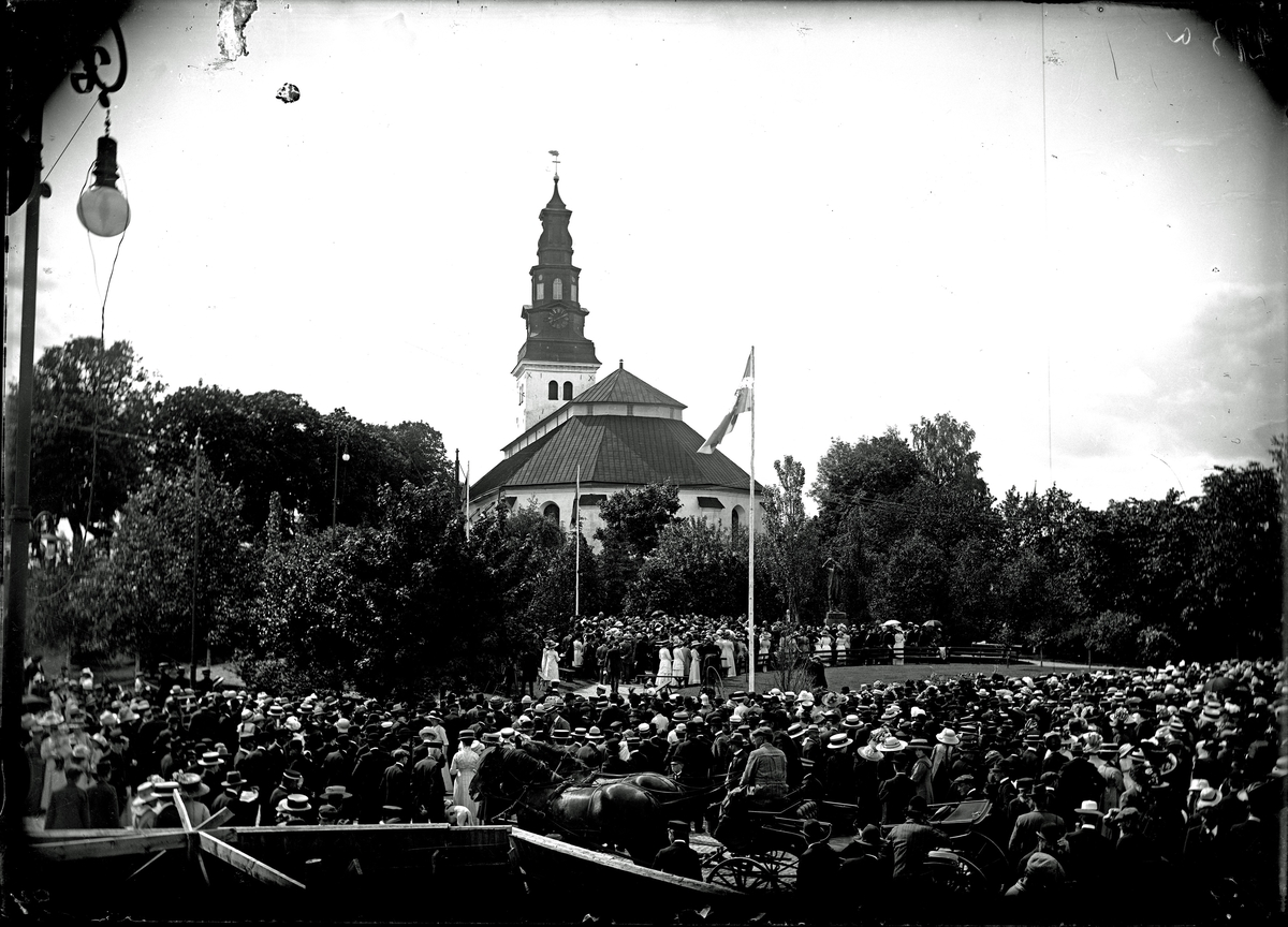 Invigningen av Scheelestatyn, 1912.