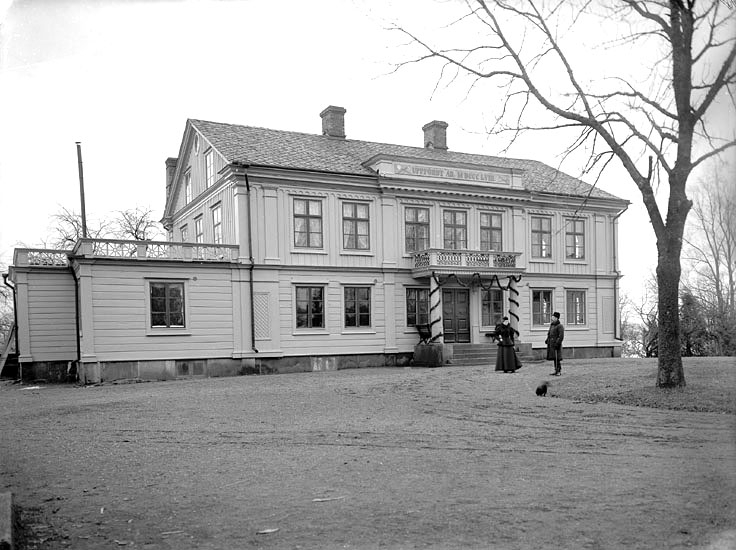 Norraby gård utanför Rottne, huvudbyggnaden. Ca. 1890.