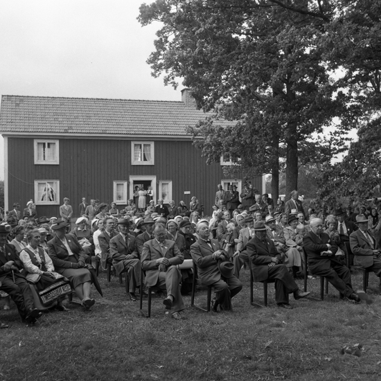 Väckelsång. Hembygsföreningen årsmöte 6 juli 1958.