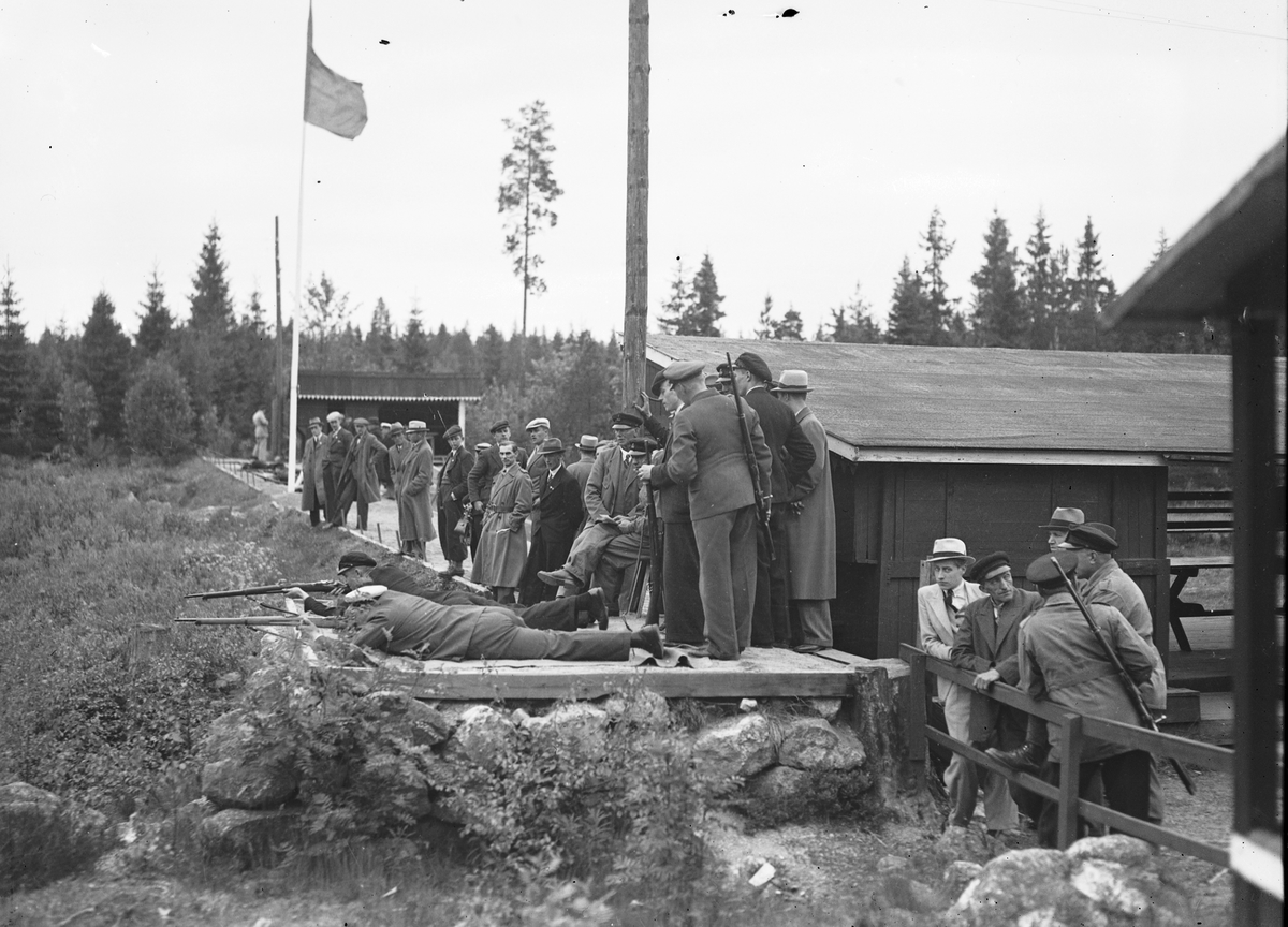 Skyttetävling i Rödjningen. Reportage för Gefle-Posten. Den  6 juni 1937.
