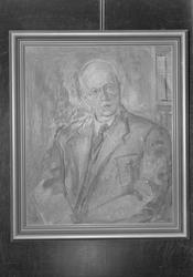 Avduking av maleri av Ragnvald Iversen på NLHT, Lade gård.