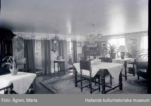 Gästgiveri, interiör. Gästgivaregården, 1952-05. Beställare Persson.