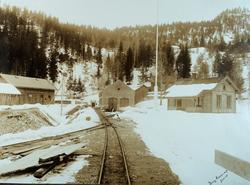 Underbergstollens bygninger på Kongsberg.
Kongsberg Sølvver