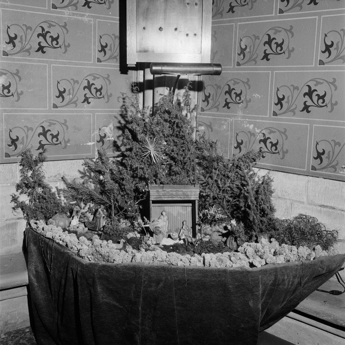 Julkrubba i domkyrkan, Uppsala 1962