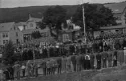 Avdukingen av Bjørnson-statuen..