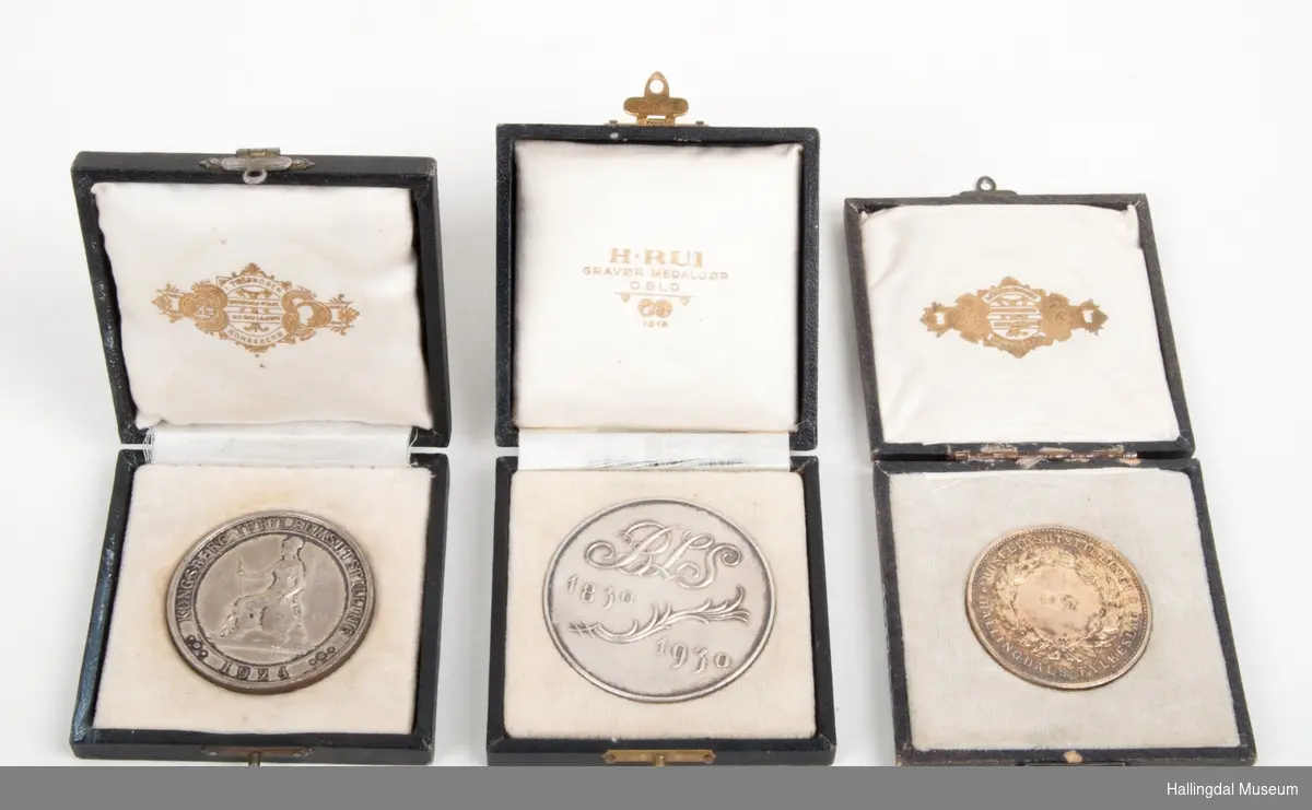 Medalje fra jubuleumsutstilling i Drammen 1930