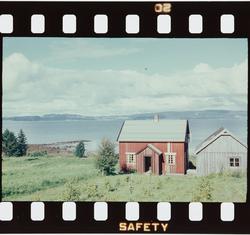 Småbruk ved fjorden utenfor Levanger.