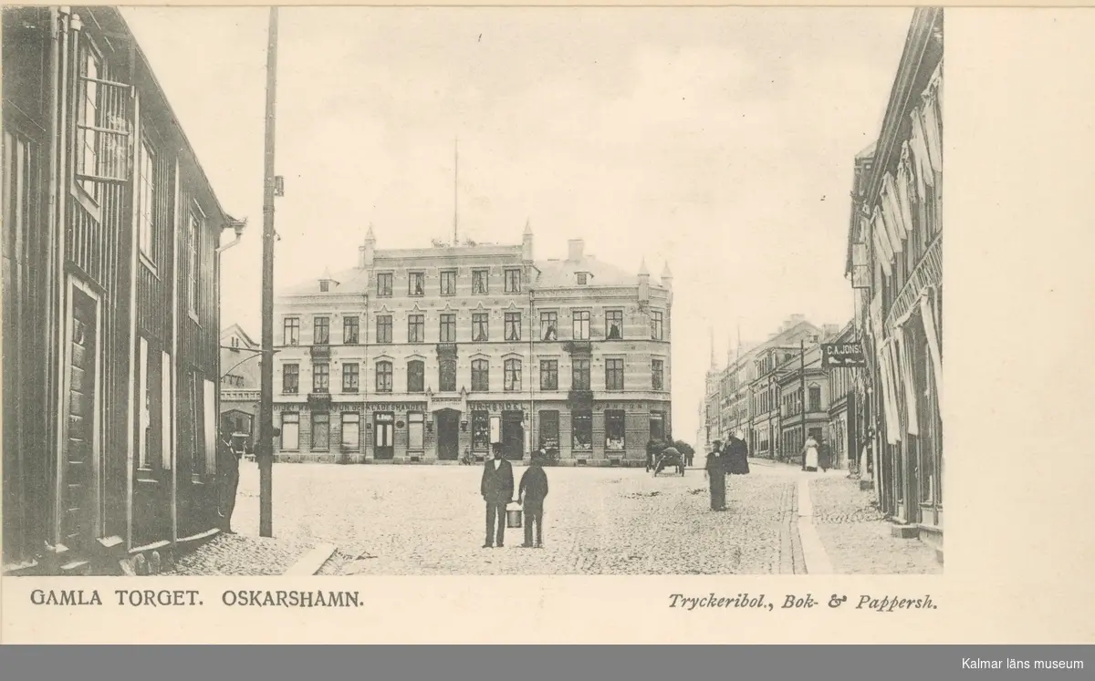 Lilla torget i Oskarshamn.