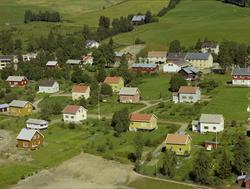 Follebu sentrum. Småhusbebyggelse. Kulturlandskap