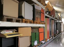 Maskiner fra samlingen etter Norsk Data i Telemuseets magasi