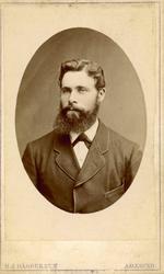 Portrett av mann med skjegg