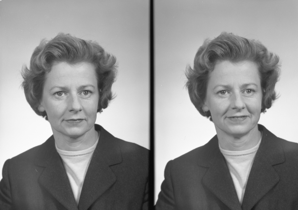 Fru Lalin. 9 april 1958