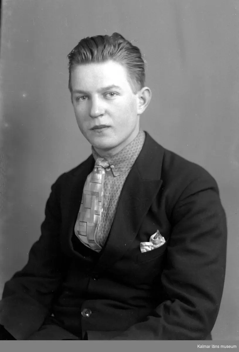 Porträtt av Bengt Dahl ifrån Läckeby.