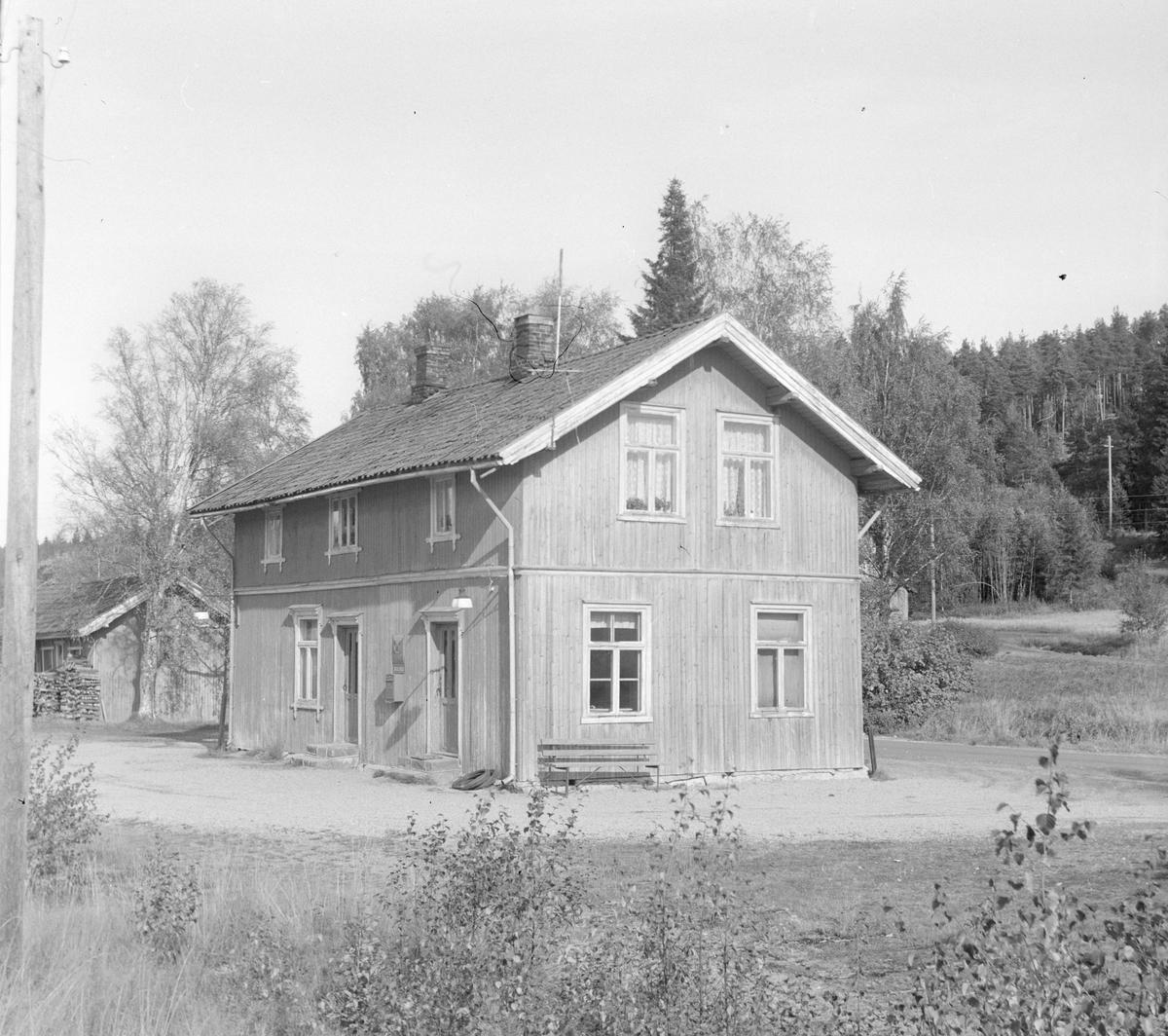 Skulerud stasjon på den nedlagte Aurskog-Hølandsbanen.