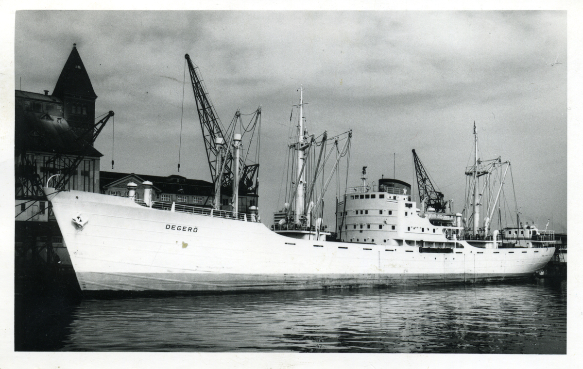 Lastfartyget ms Degerö ägdes av Firma Gustaf Erikson 1953 - 1977