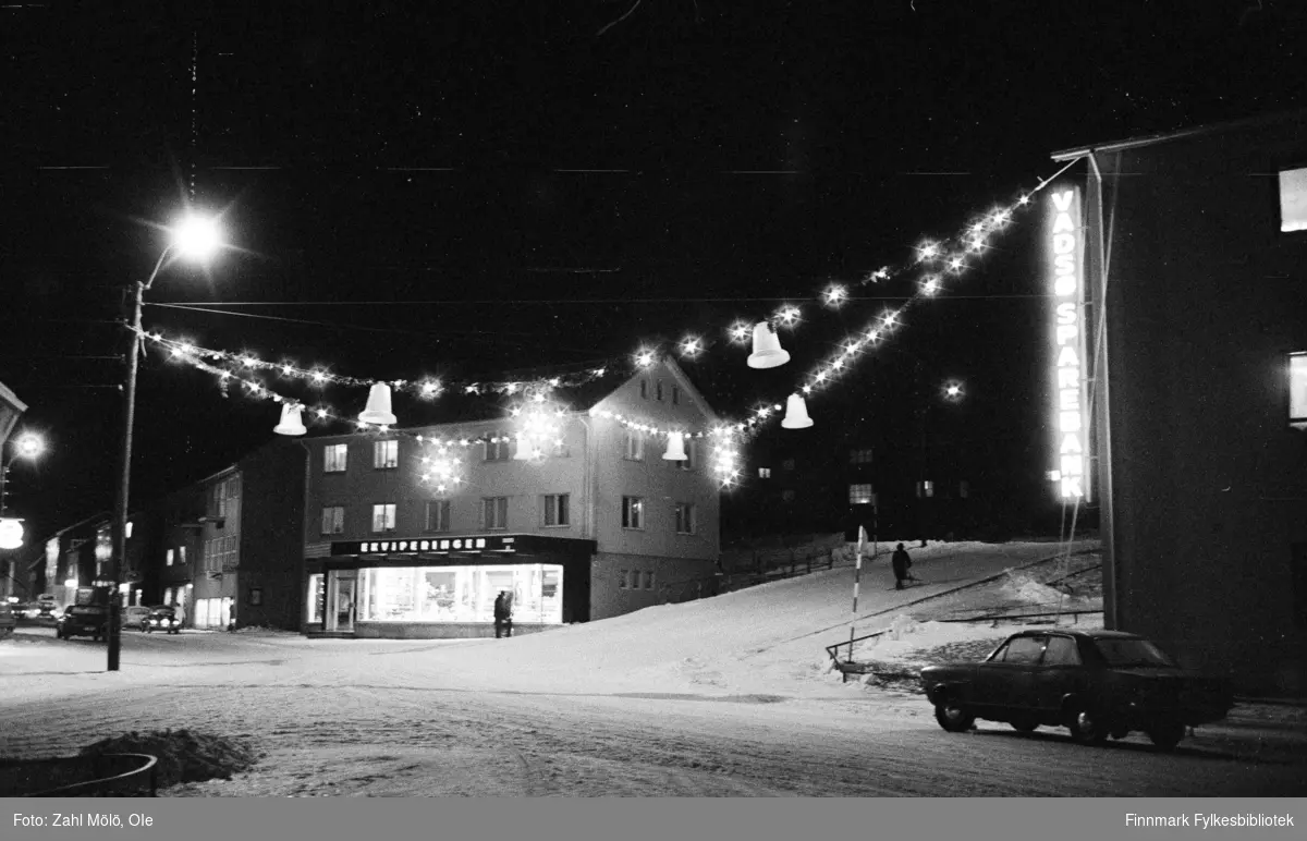 Vadsø 1969. Julegaten. Fotografier av Ole Zahl Mölö.