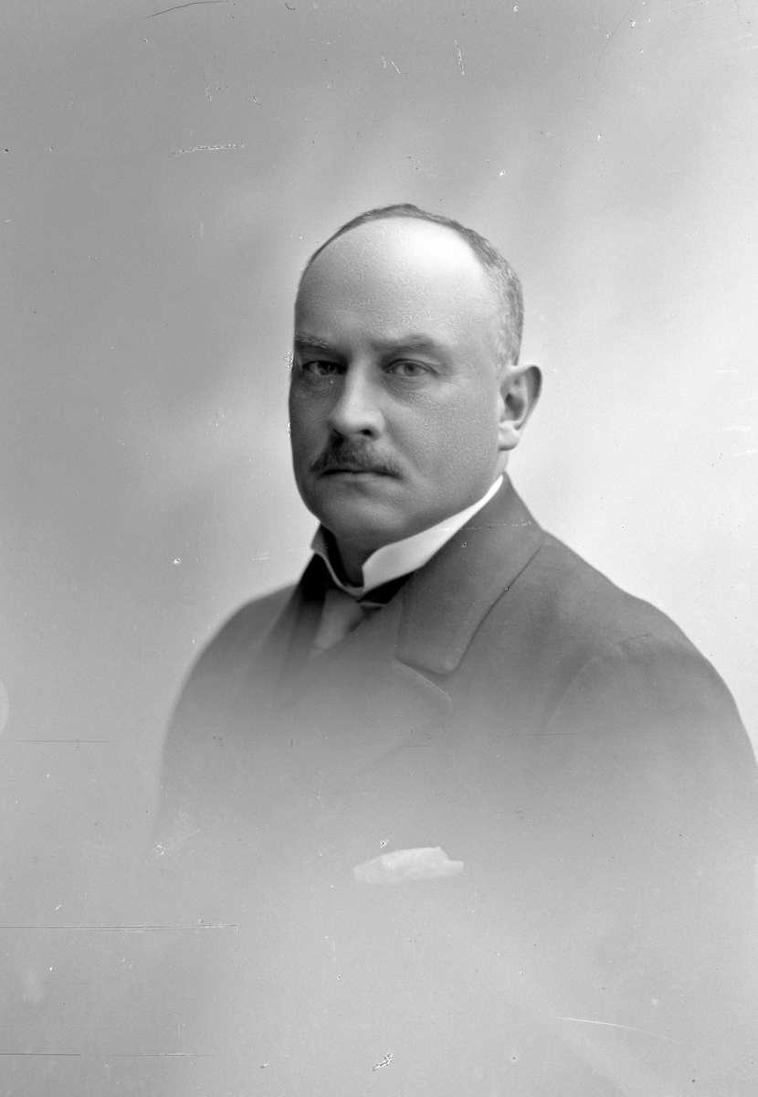 Direktör Carl Allan Wilhelm Rehntröm. Född 1876 Torpa, Södermanland. Död 1936. Källa: C B Berggren, Handelssocieteten i Gefle 1738-1938 (1938)