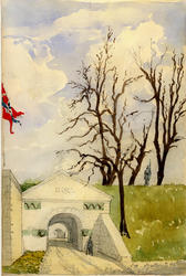 Inngangport til Øvrevoll, Akershus festning [arkitektur]