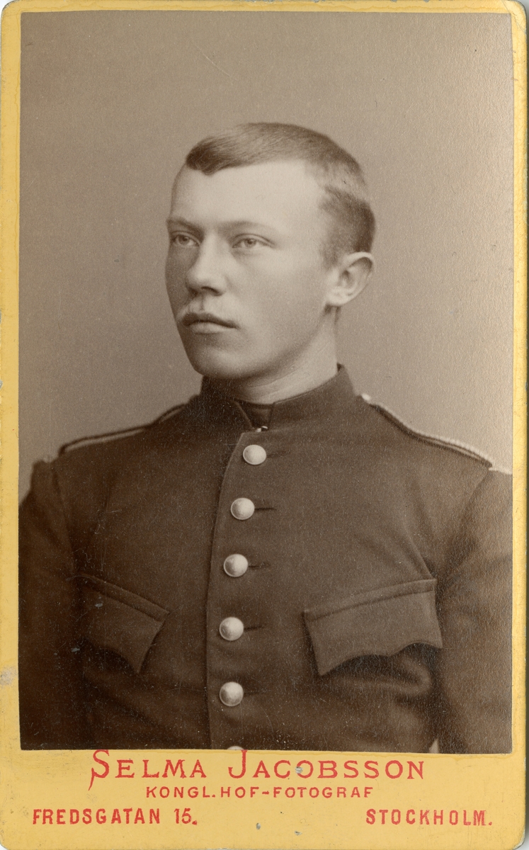 Porträtt av William Robert Malmros, Södra skånska infanteriregementet I 25.