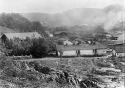 Utsikt mot Svendengen teglverk.