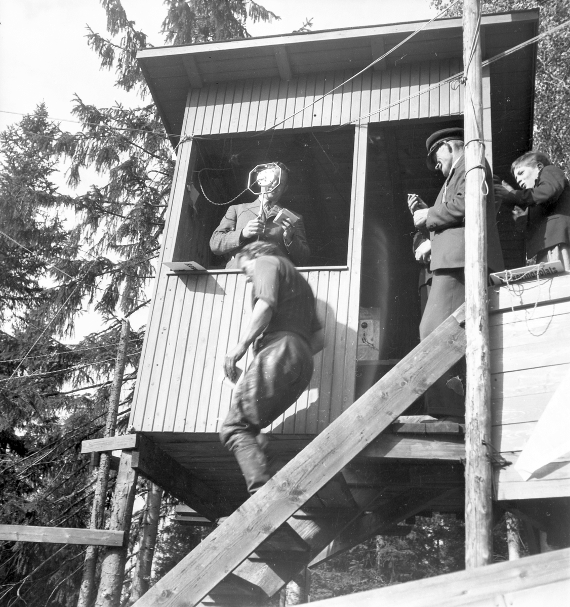 Kungsbergs backen. Motortävlingar. År 1936

