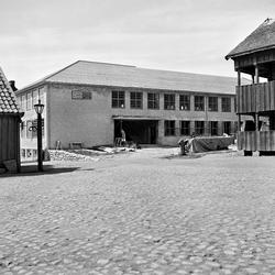 Ildfast museumsbygg under oppføring på Borgarsyssel Museum i